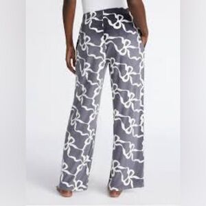 Joyspun Women’s Gray and White Velour Women's Pajama Pants